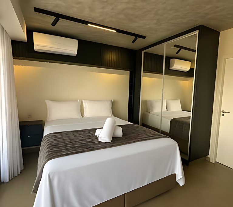 Flat Luxo 35º Andar • Vista Incrível da Cidade