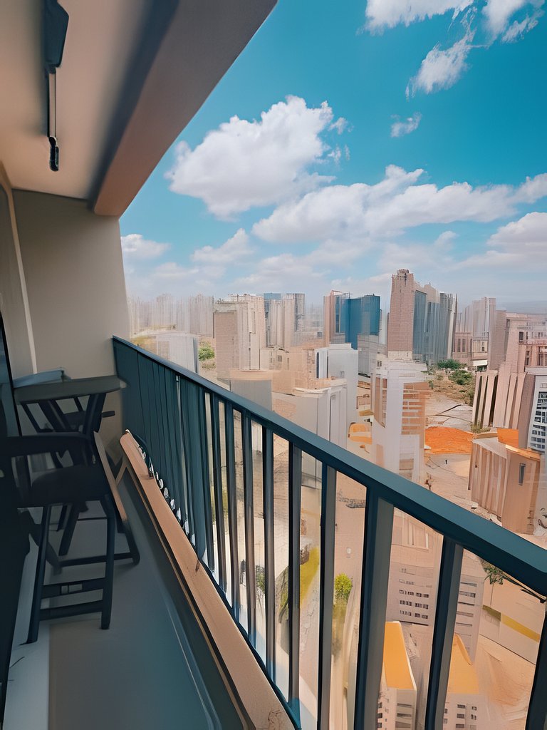 Flat Luxo 35º Andar • Vista Incrível da Cidade