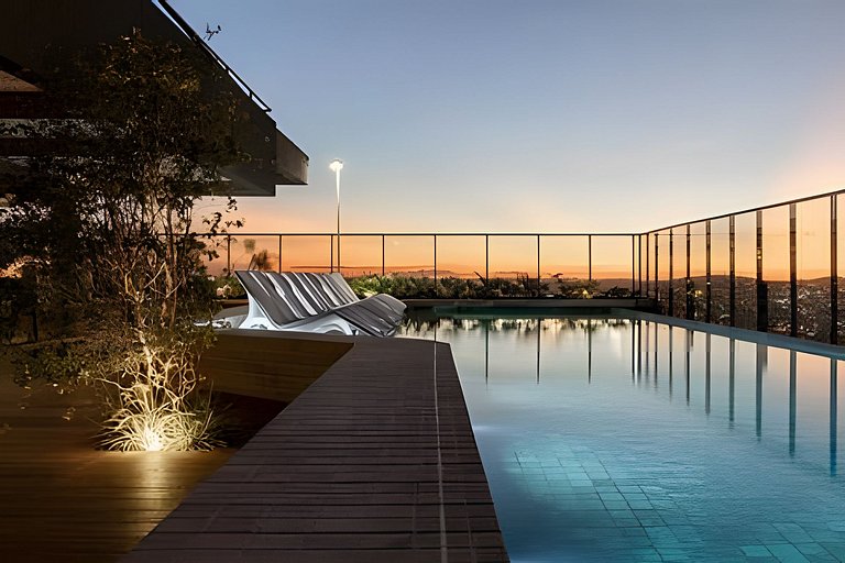 Flat Luxo 35º Andar • Vista Incrível da Cidade