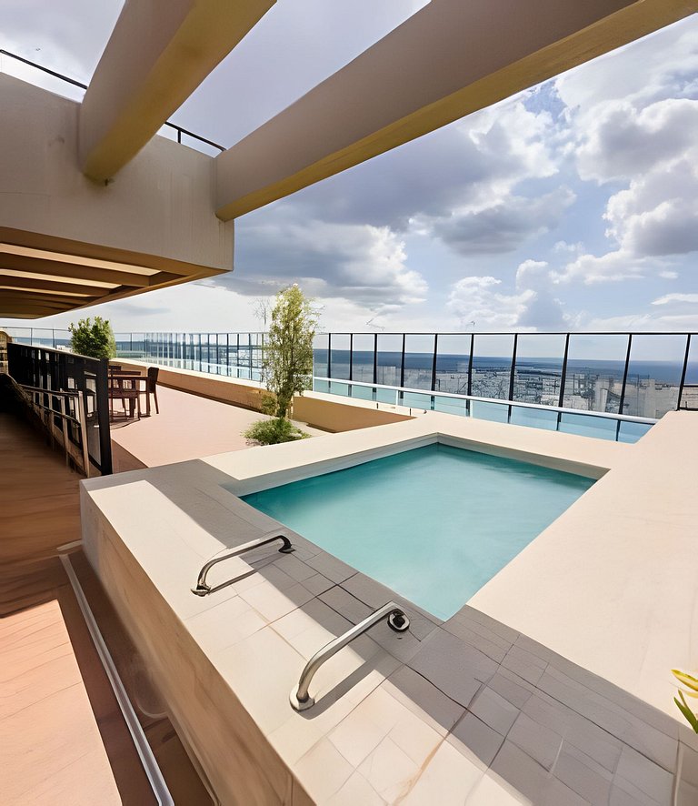 Flat Luxo 35º Andar • Vista Incrível da Cidade