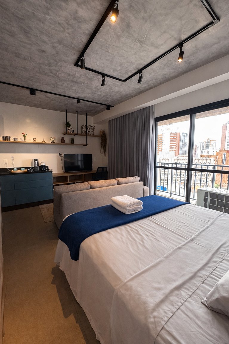 Charmoso Flat acolhedor.