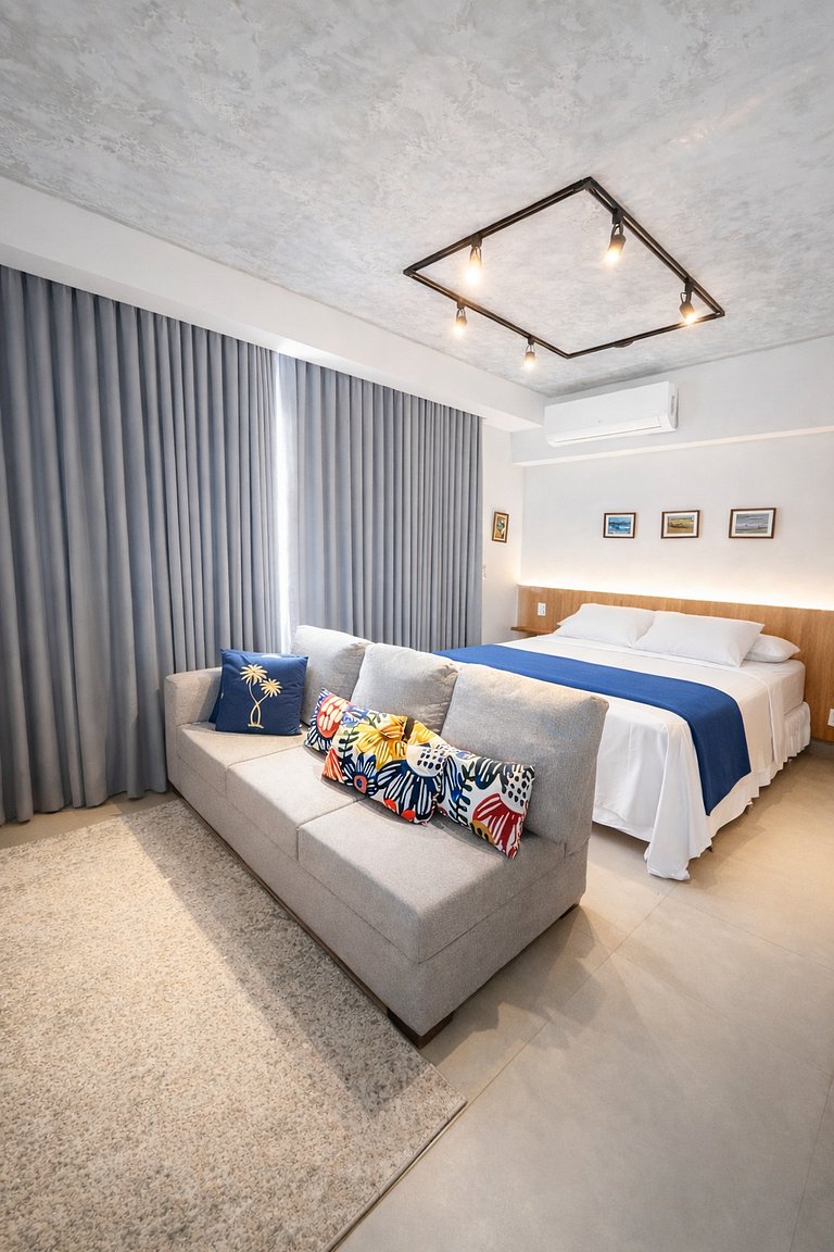 Charmoso Flat acolhedor.